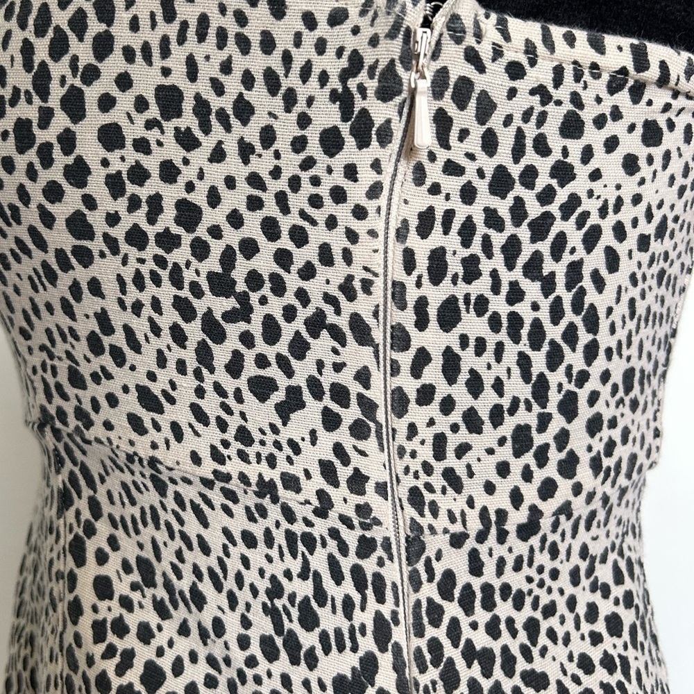 American Eagle Woman’s XS Chic Black and White Animal Print Mini Dress - Picture 6 of 8